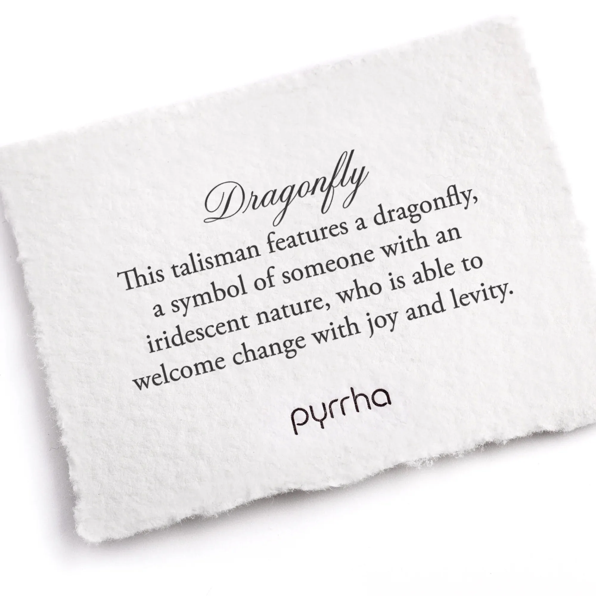 Pyrrha Dragonfly Small Paperclip Talisman