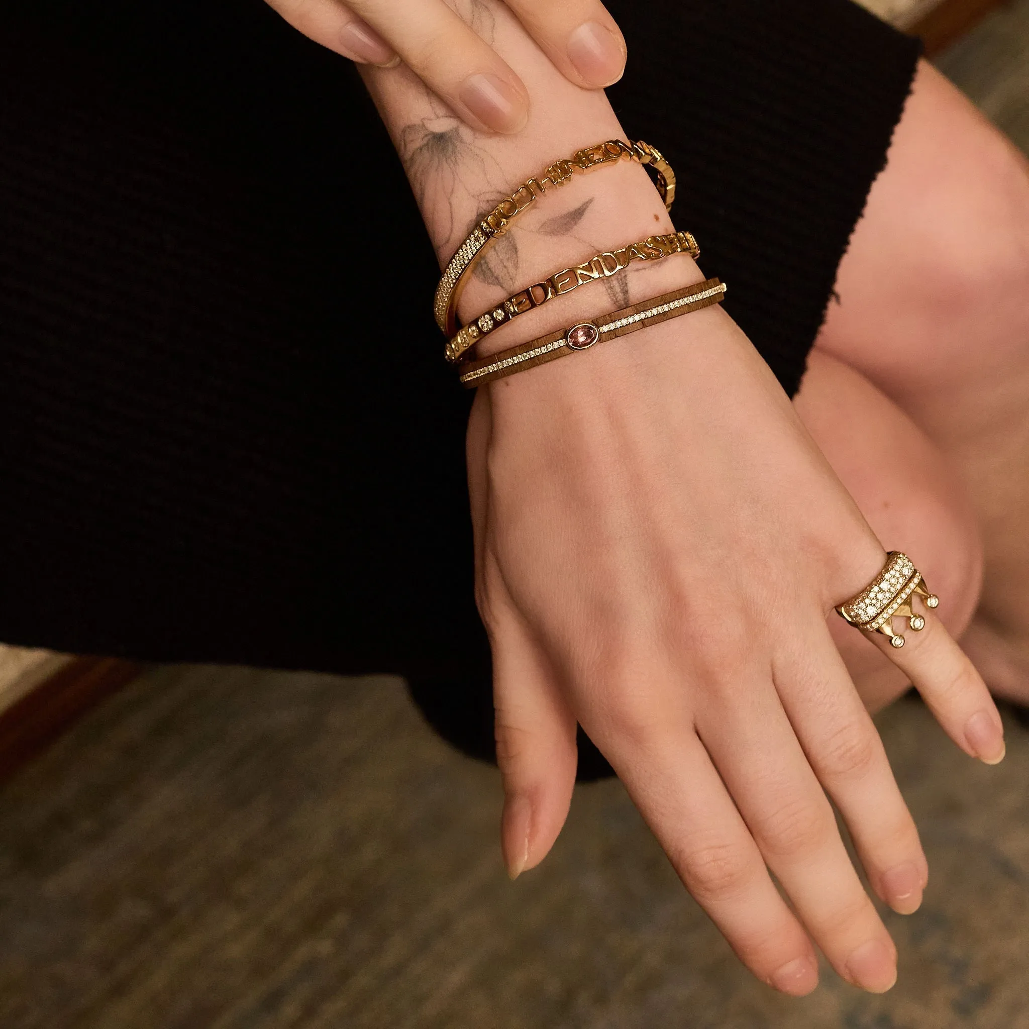 Queen for a Day Stack Ring