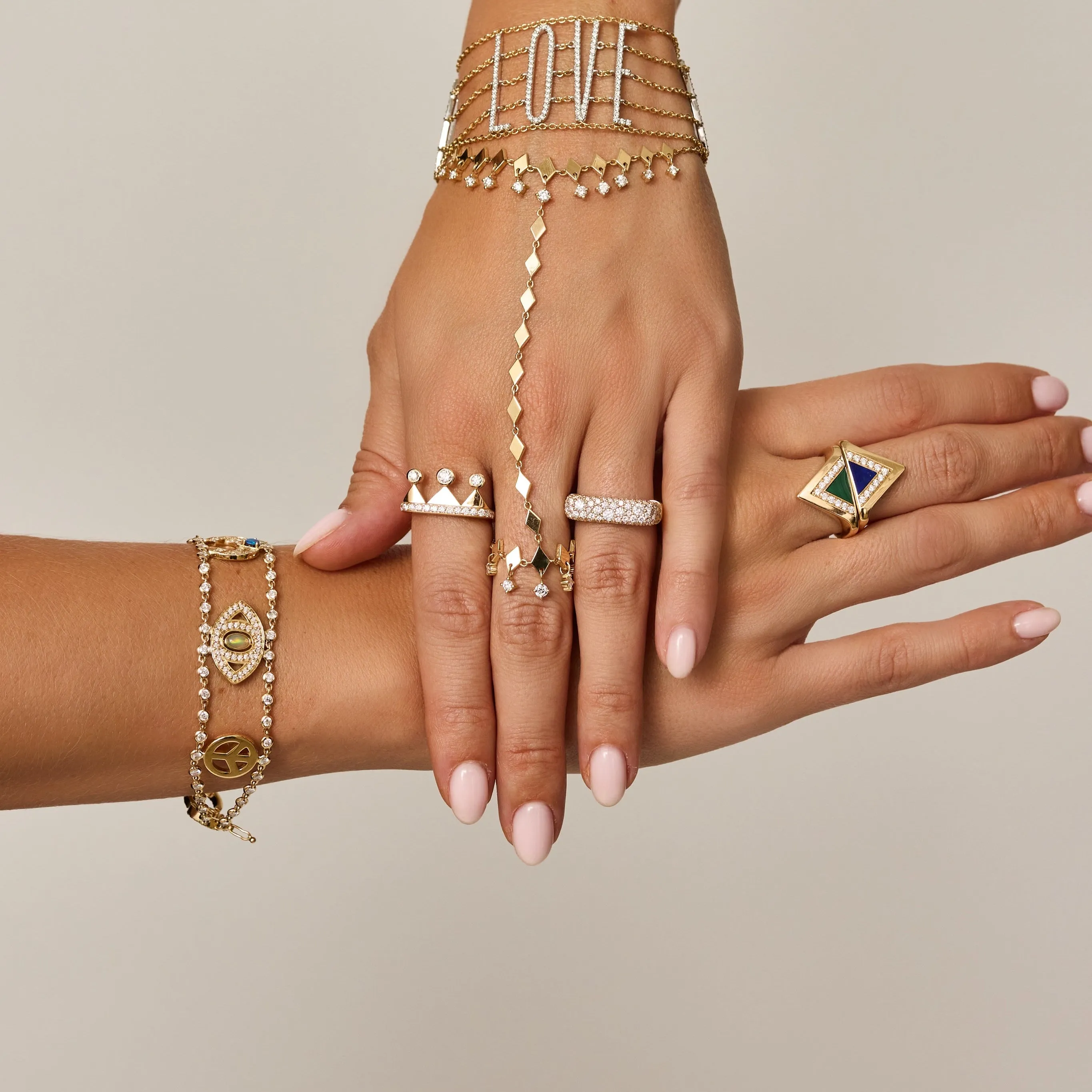 Queen for a Day Stack Ring