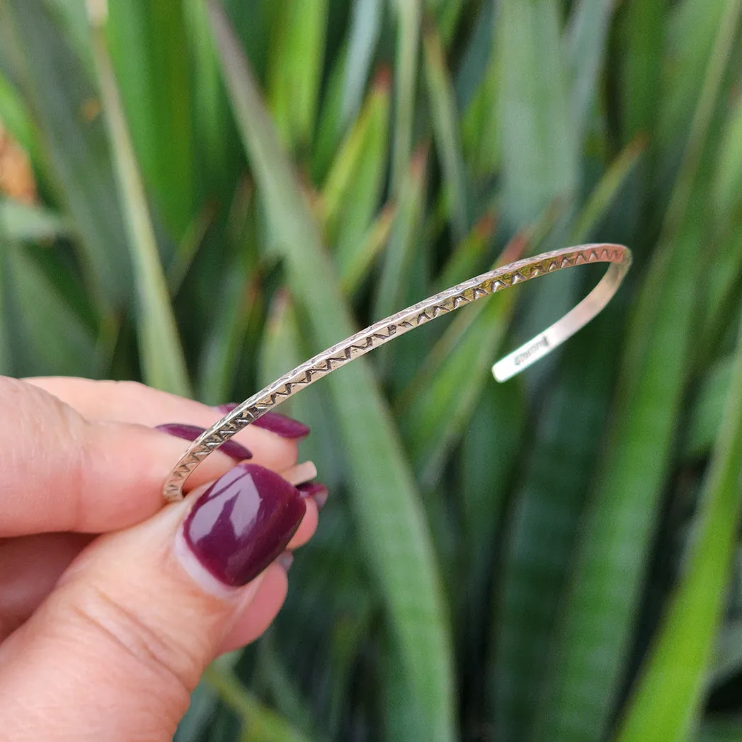" Thia " Silver Cuff