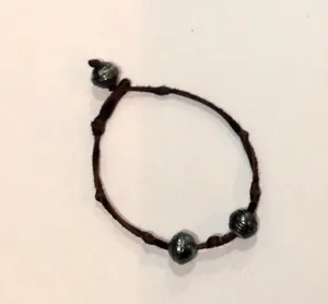 "The Lovers" Tahitian Pearl Unisex Bracelet