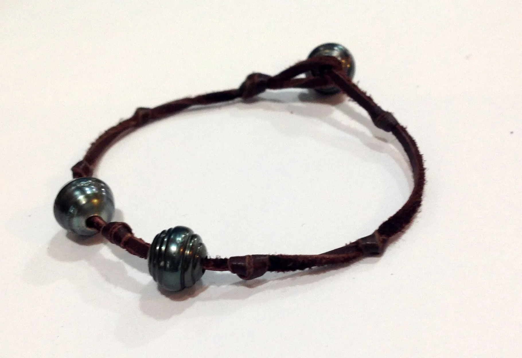 "The Lovers" Tahitian Pearl Unisex Bracelet