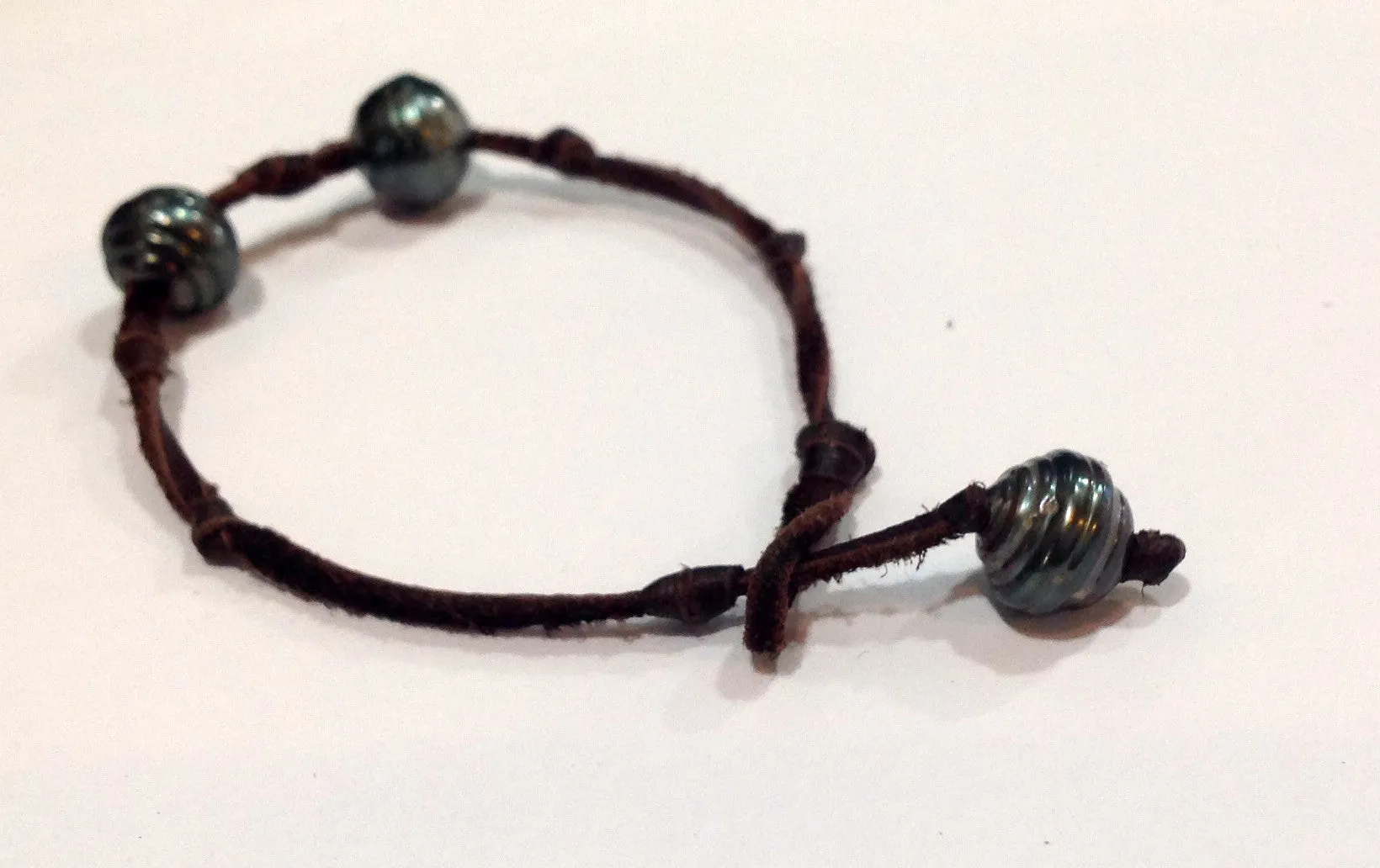 "The Lovers" Tahitian Pearl Unisex Bracelet