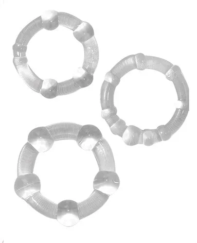 Ram Beaded Rings - Clear