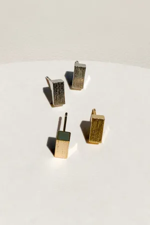 Rectangular Bar Ear Studs