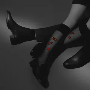 Red Brooches