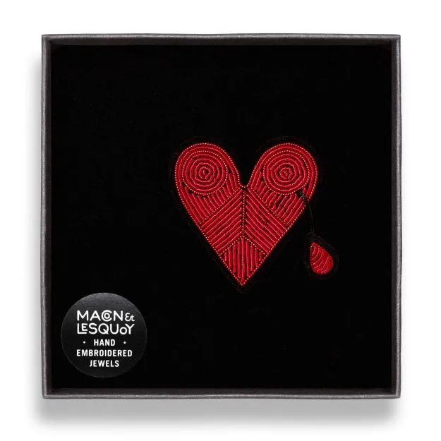 Red Brooches