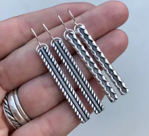 RESERVED: Bar Earrings