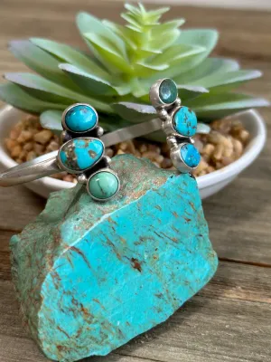 Reverse Turquoise Cuff