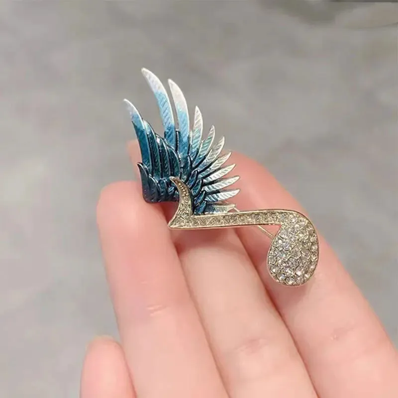 Rhinestone Queen Brooches For Women Crown Letters Party Office Brooch Pins