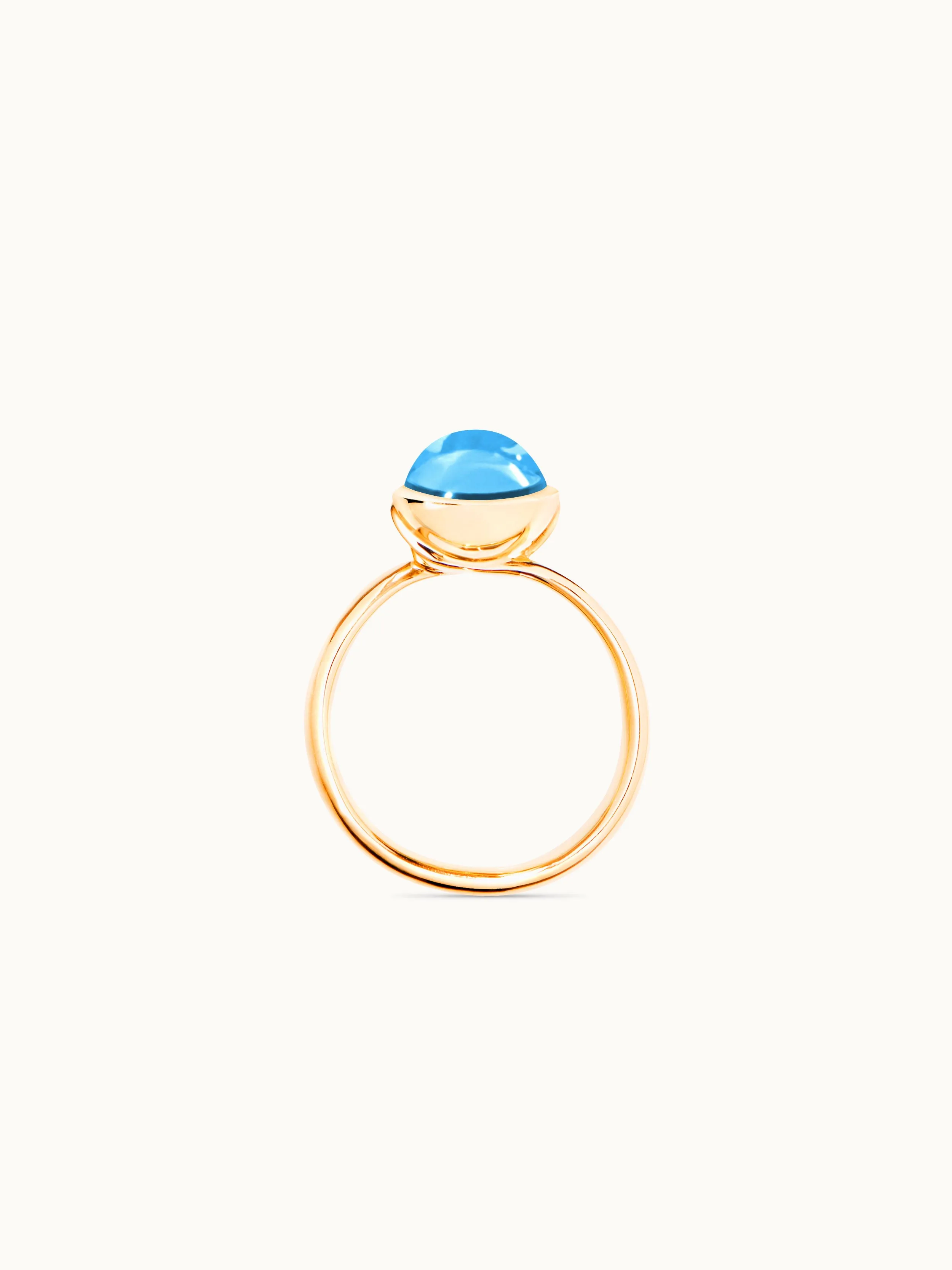 Ring BOUTON small Swiss Topaz Swiss Topaz