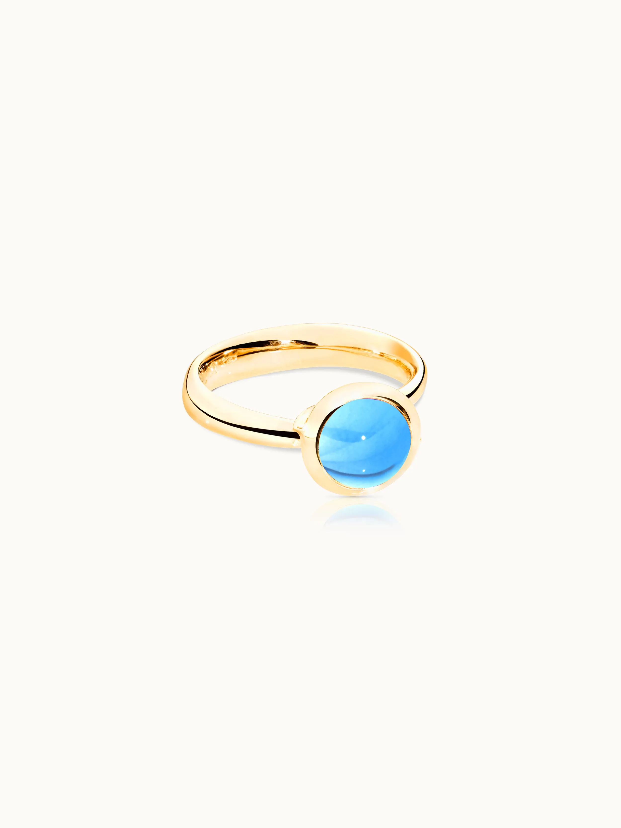 Ring BOUTON small Swiss Topaz Swiss Topaz
