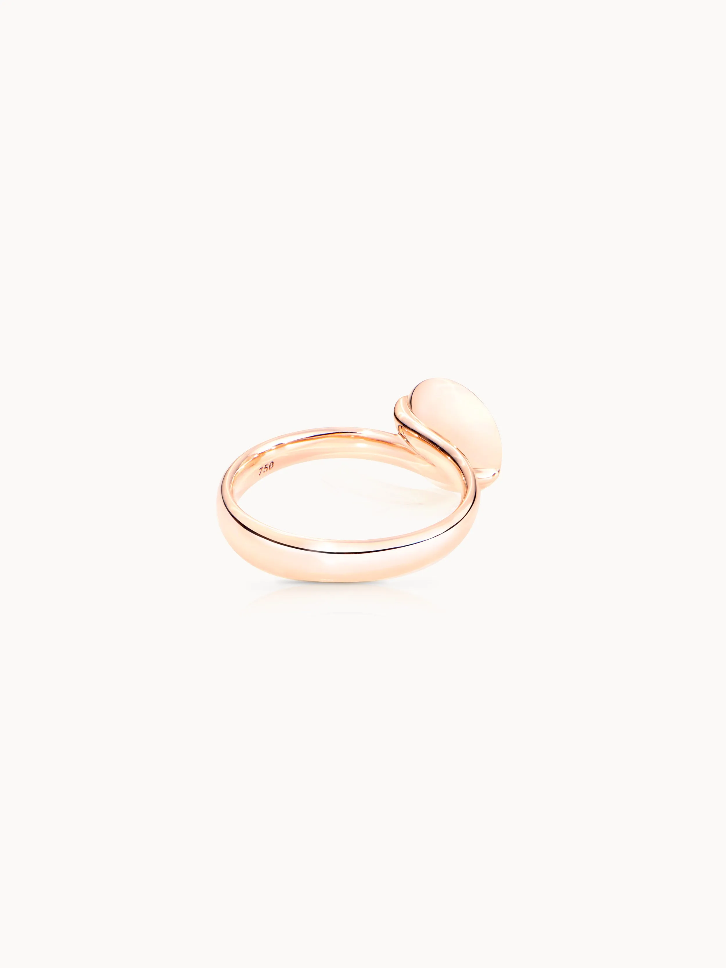 Ring BOUTON small Tourmaline rose rose Tourmaline