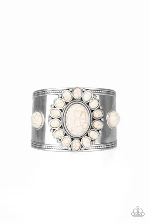 Room to Roam White Paparazzi Bracelet