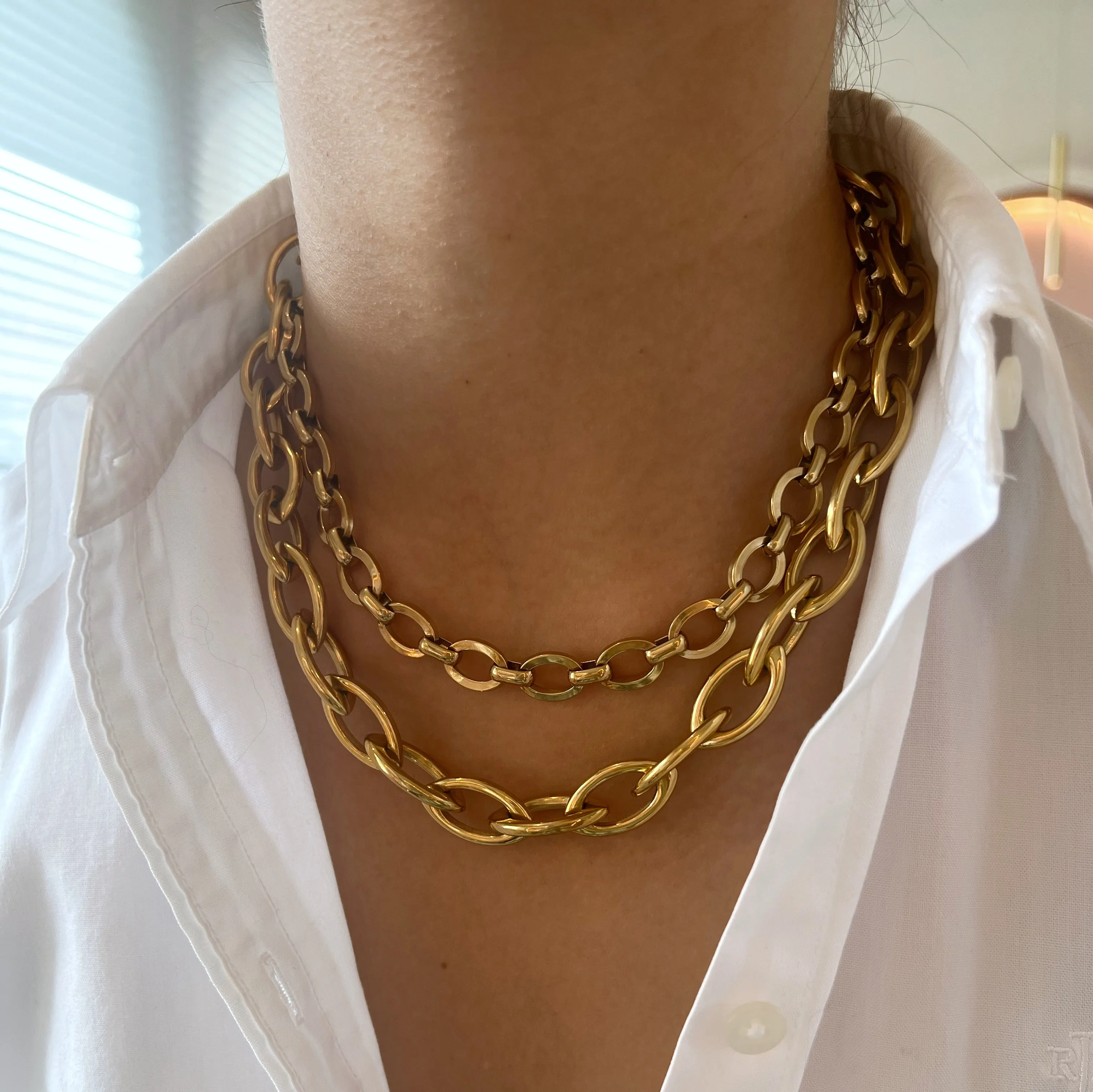 Round Link Necklace