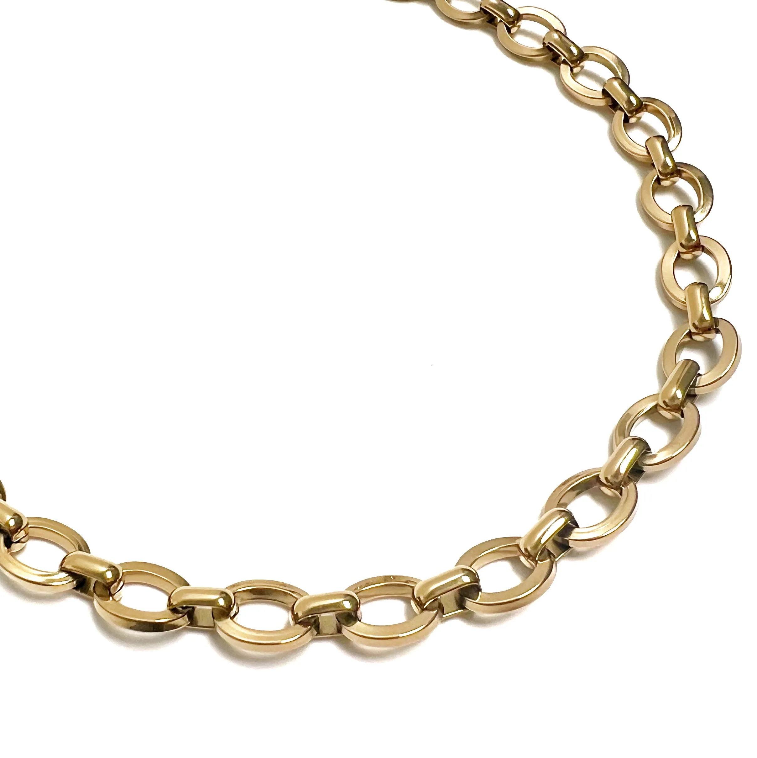 Round Link Necklace