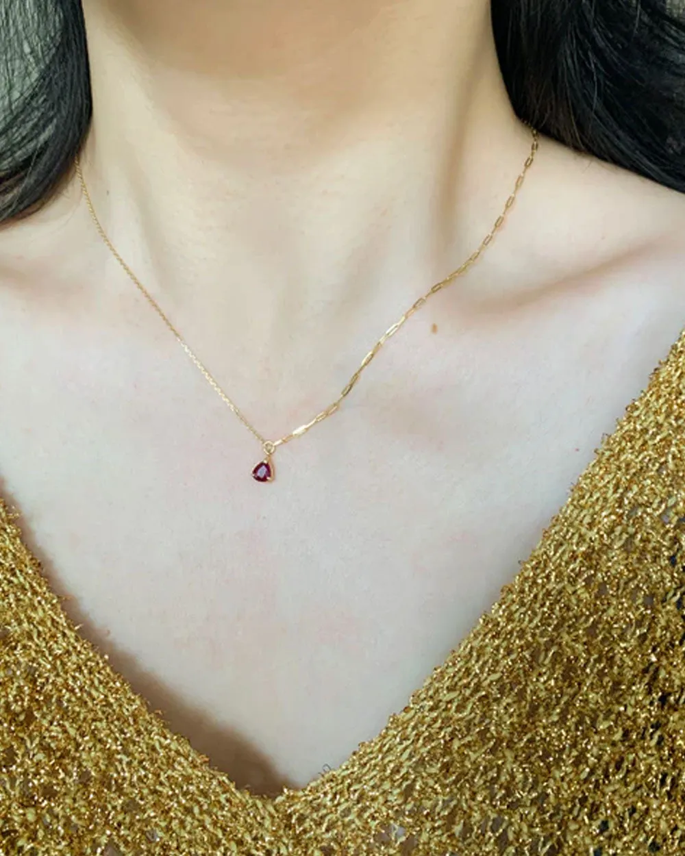 Ruby Duo Necklace