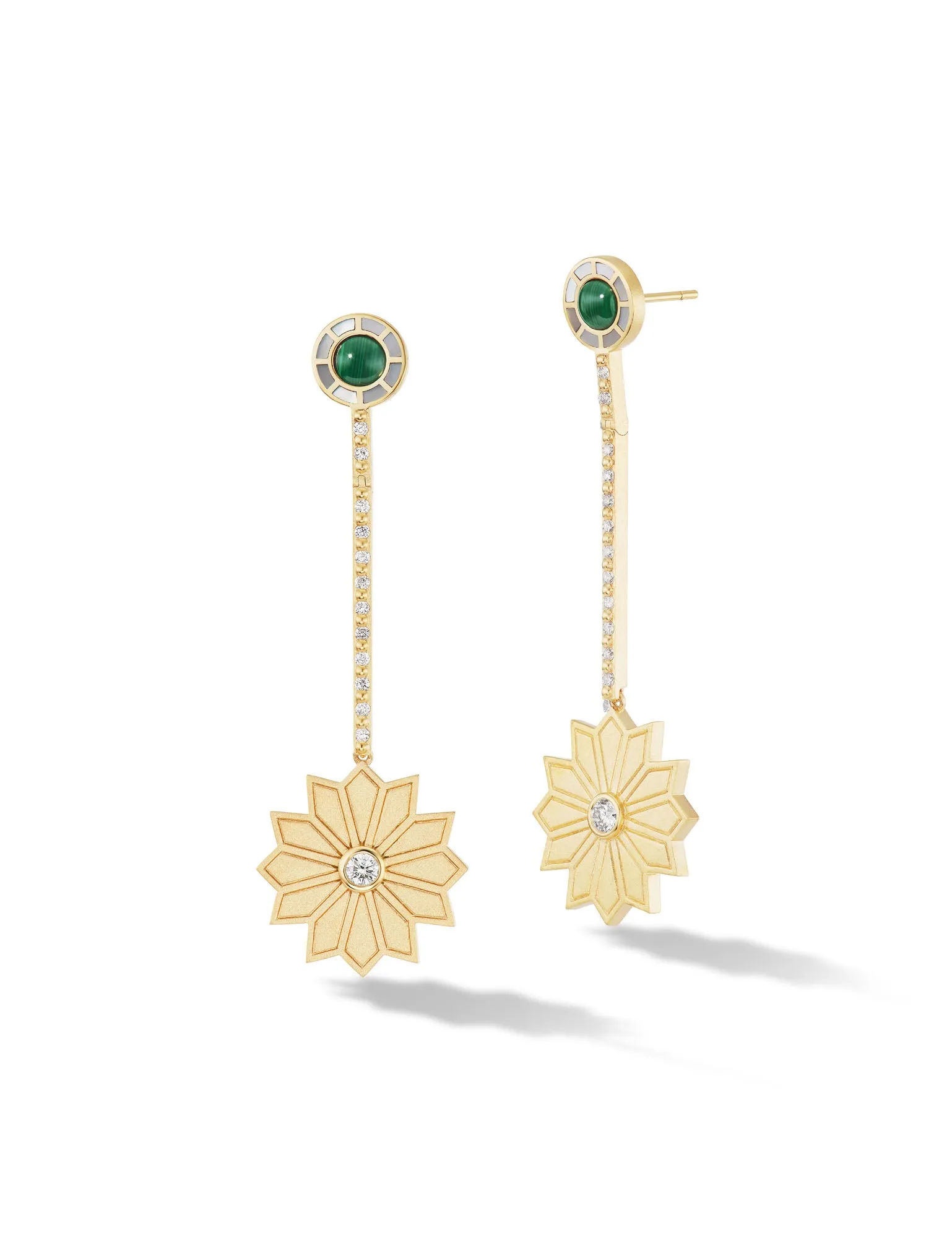 Sacred Flower Bar Earrings