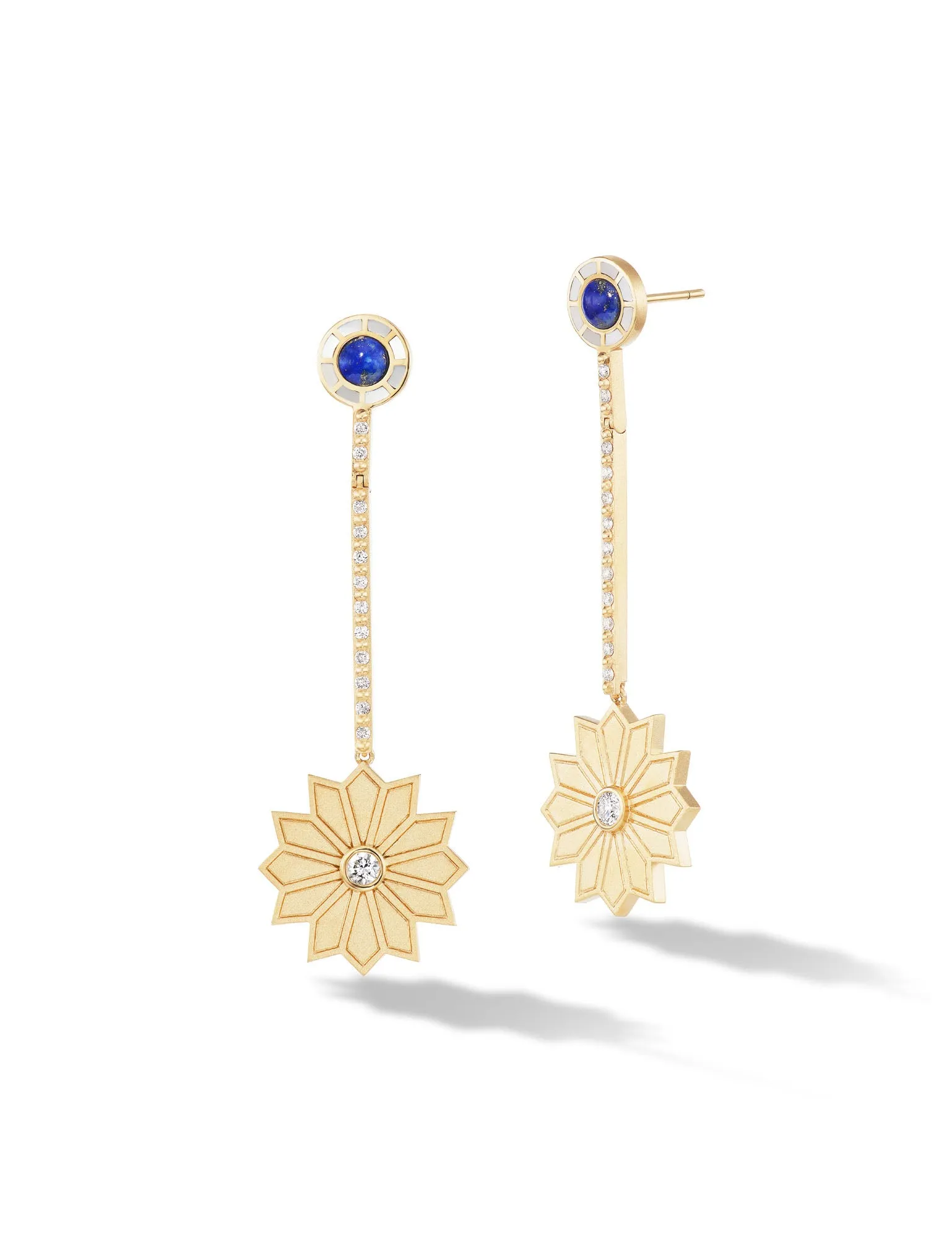 Sacred Flower Bar Earrings