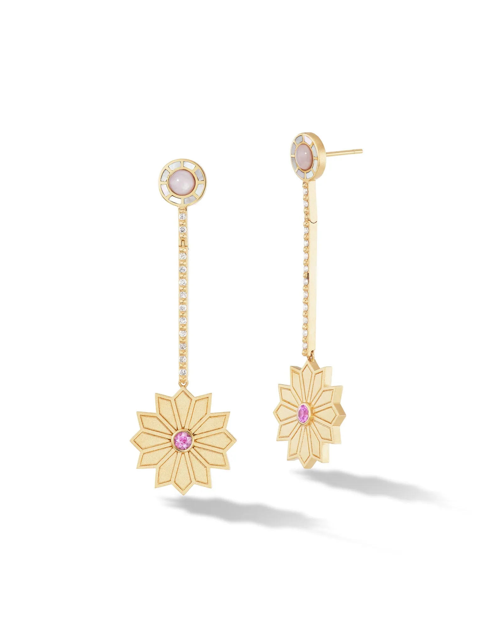 Sacred Flower Bar Earrings