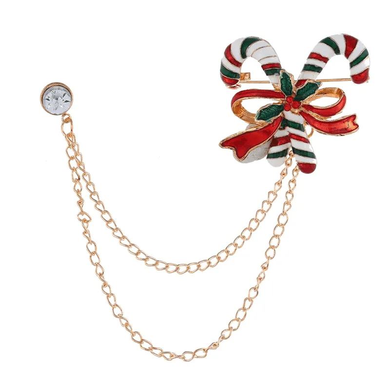 Santa Metal Brooches