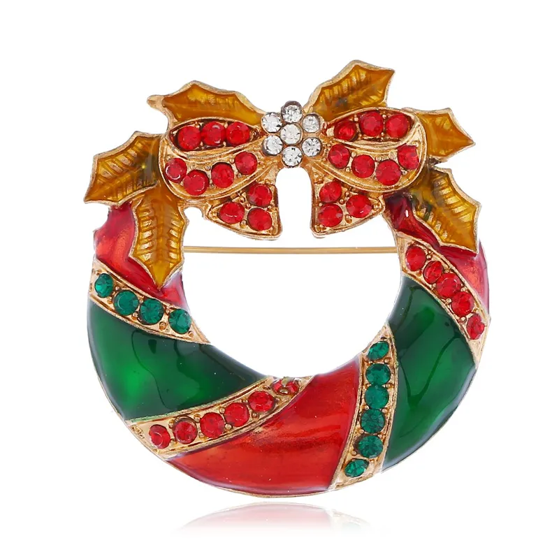 Santa Metal Brooches