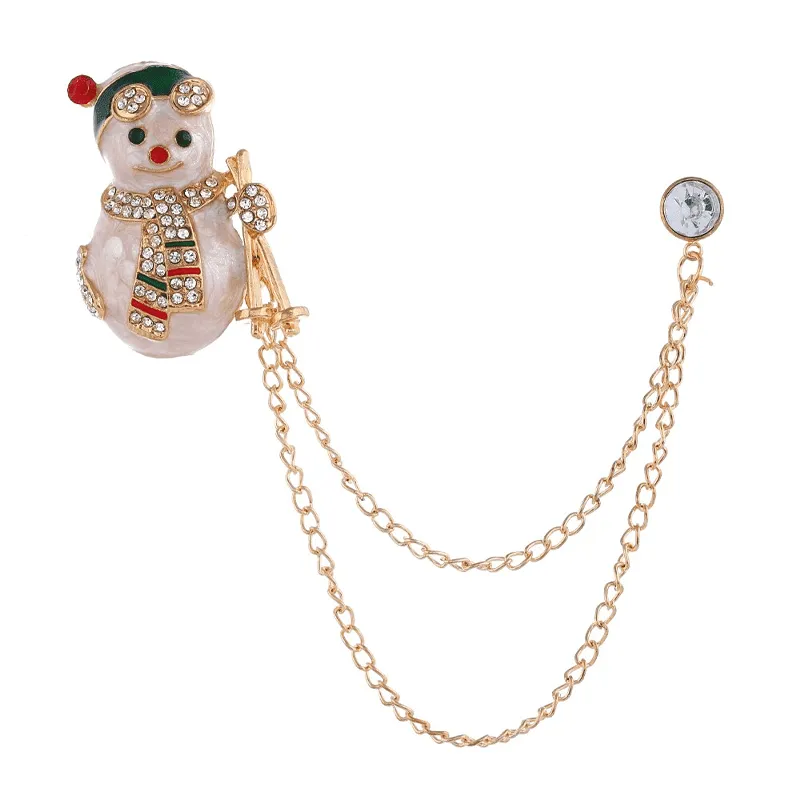 Santa Metal Brooches