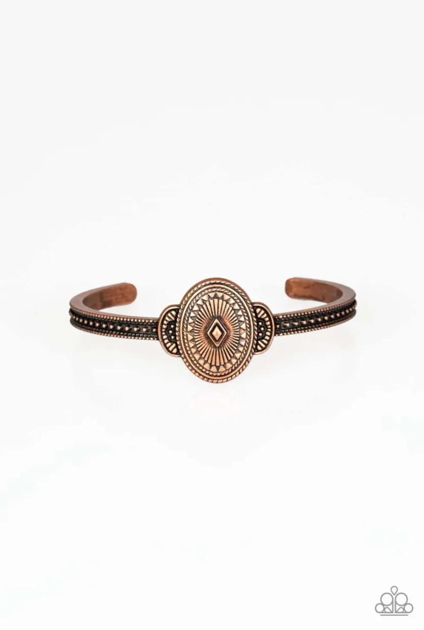 Savannah Sunset Copper Paparazzi Bracelet