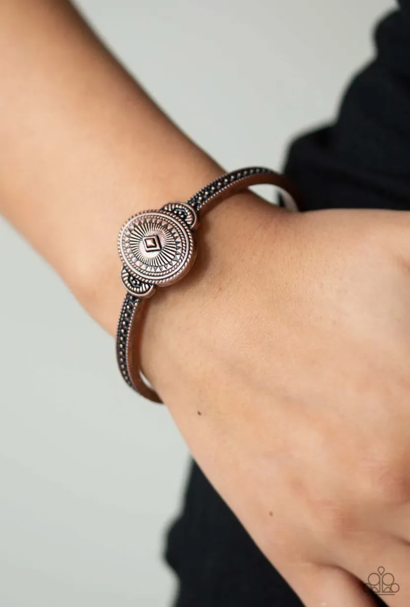 Savannah Sunset Copper Paparazzi Bracelet
