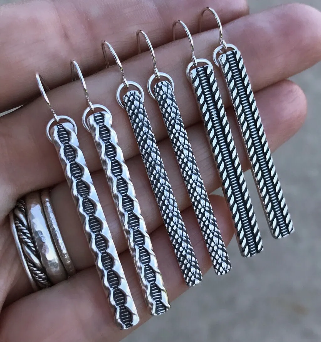 Scale Bar Earrings