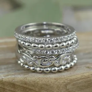 Scroll'n Bliss Rings (Set of 5)