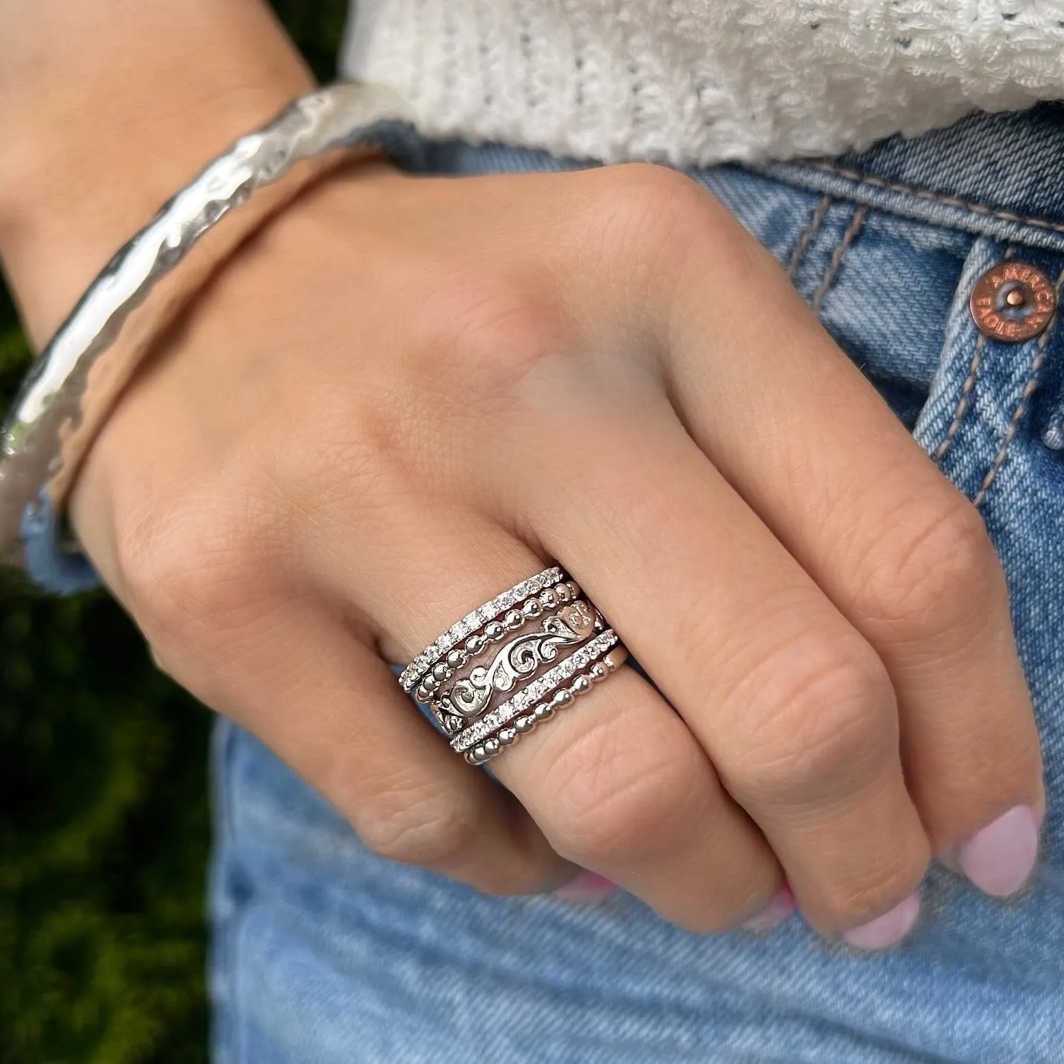Scroll'n Bliss Rings (Set of 5)