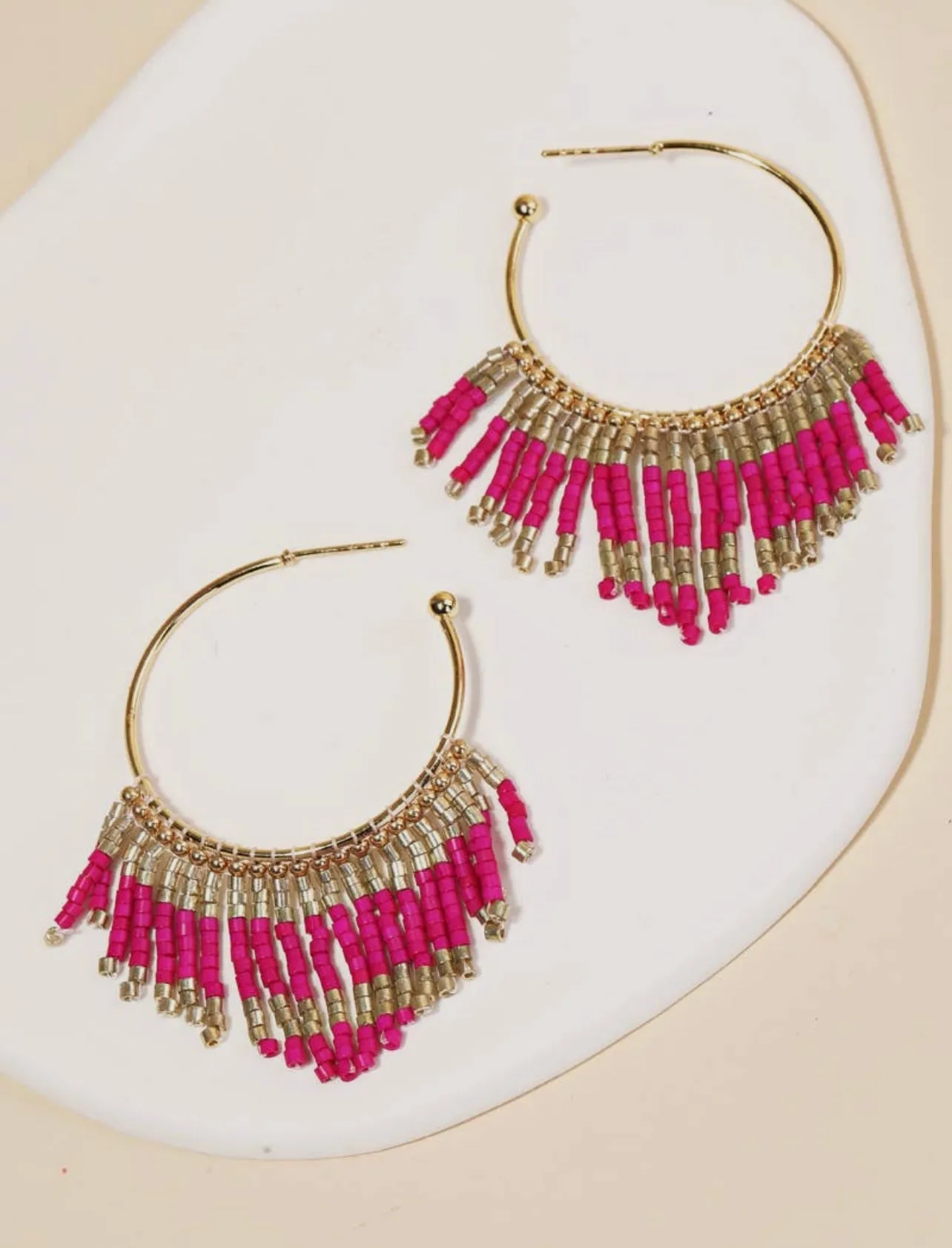 Seabeed Fringe Earrings