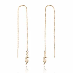 Seahorse Threader Earrings