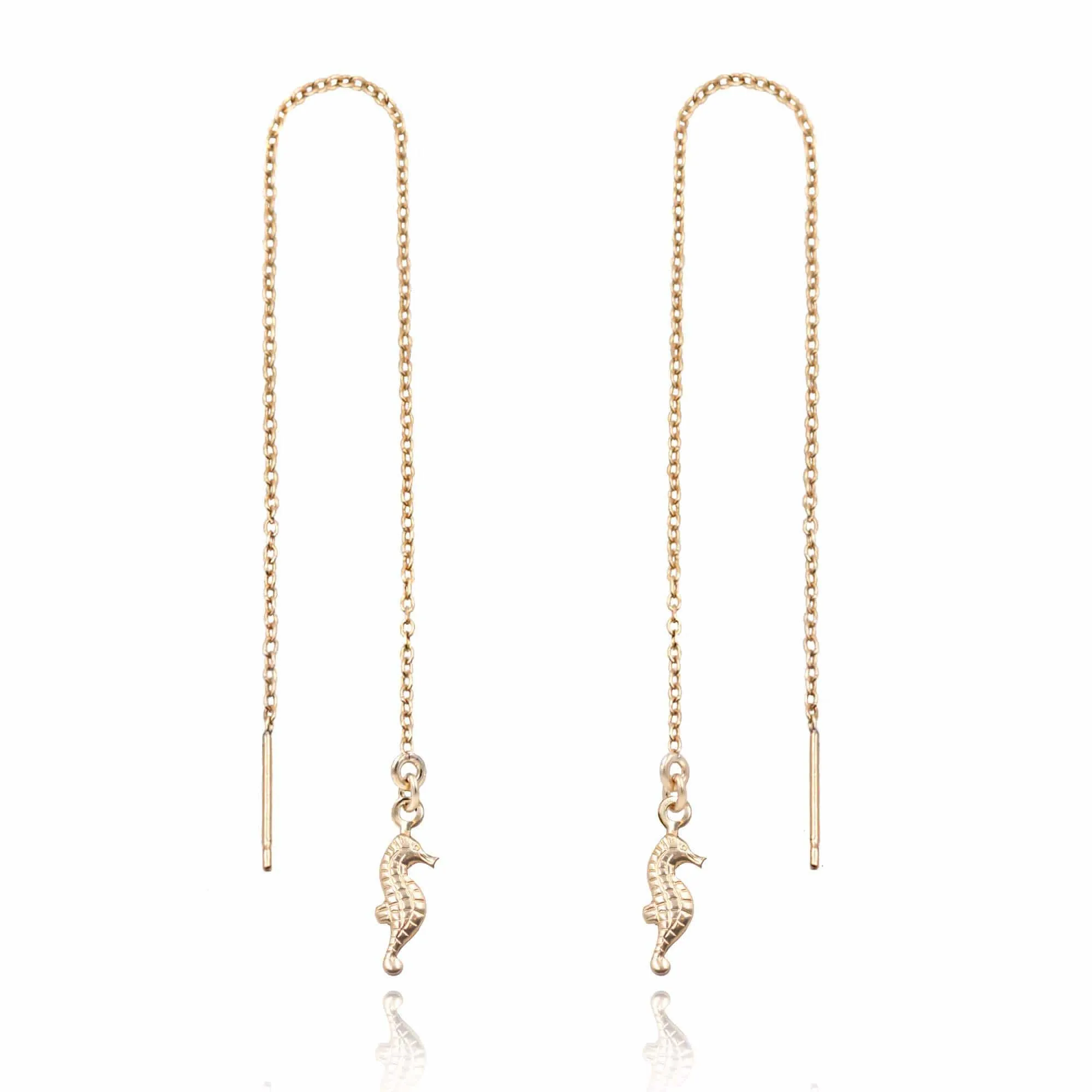 Seahorse Threader Earrings