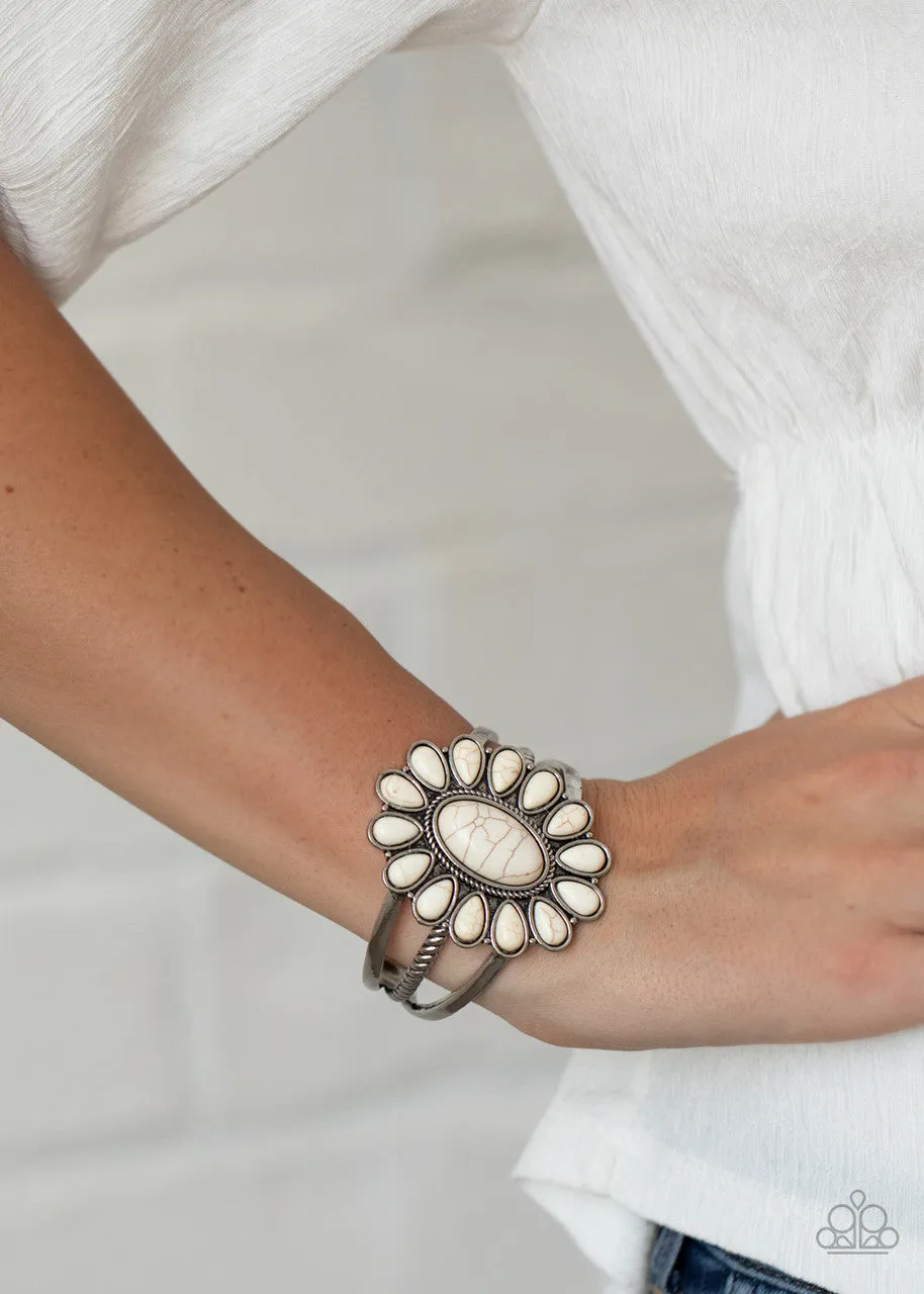 Sedona Spring White Paparazzi Bracelet