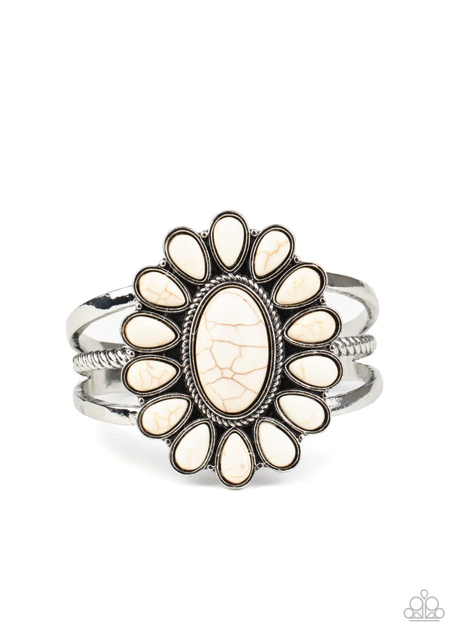 Sedona Spring White Paparazzi Bracelet