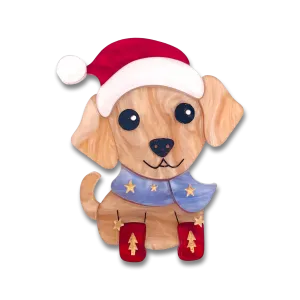Shelly the Pup - brooch