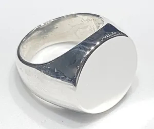Signet Ring - Circle (Silver)
