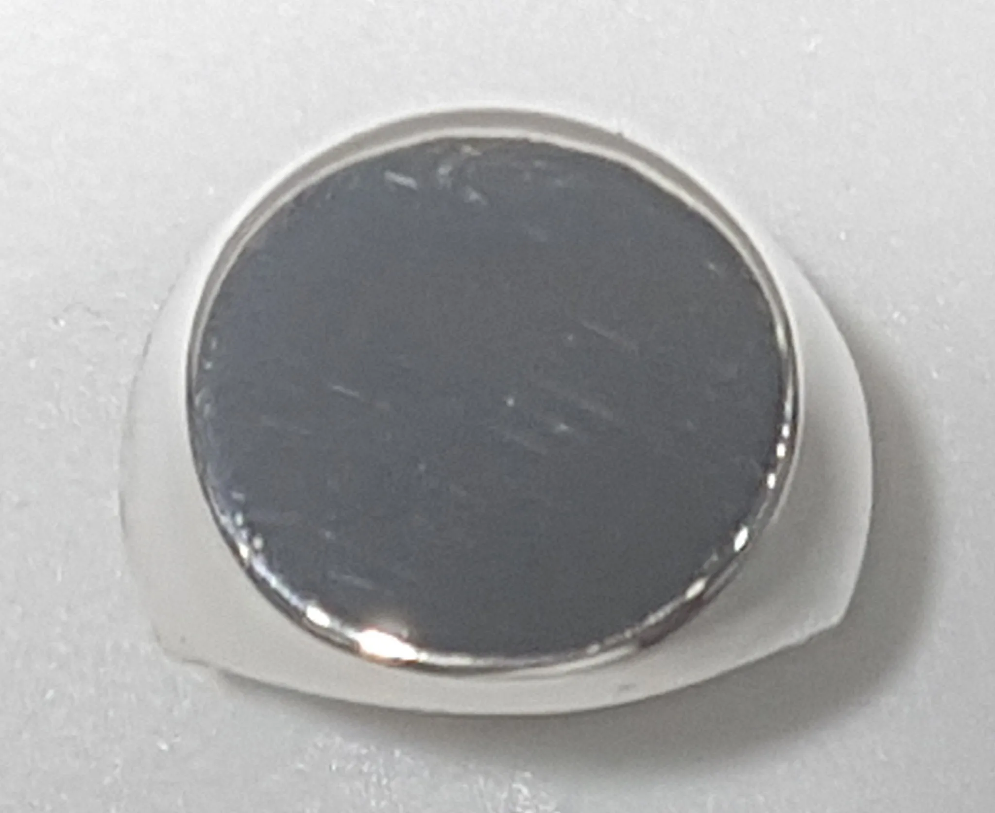 Signet Ring - Circle (Silver)