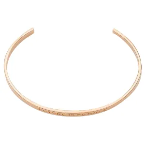 Silver Engraved Future is Female Cuff Bracelet - Handmade 925 Sterling Silver Jewelry for Women