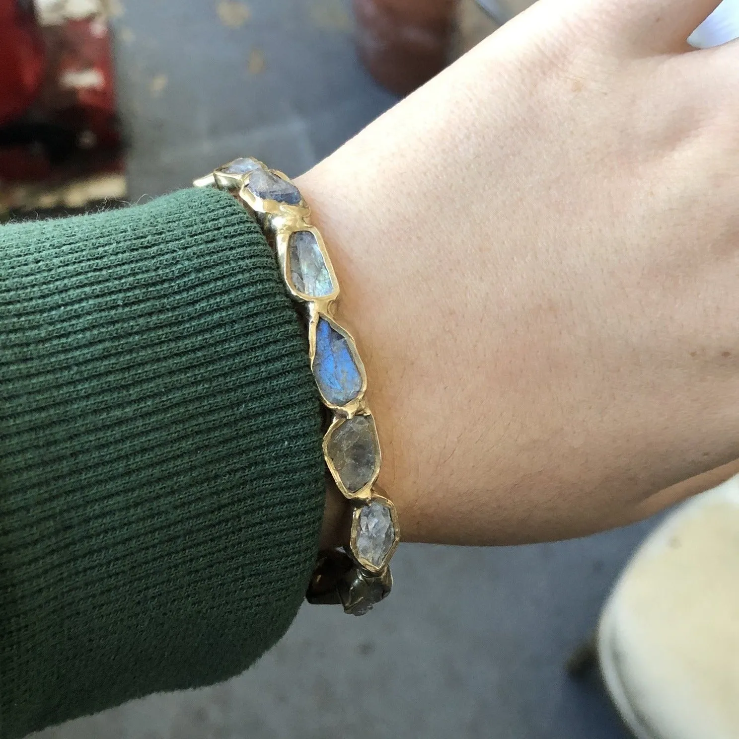 Slim Frozen Fire Cuff
