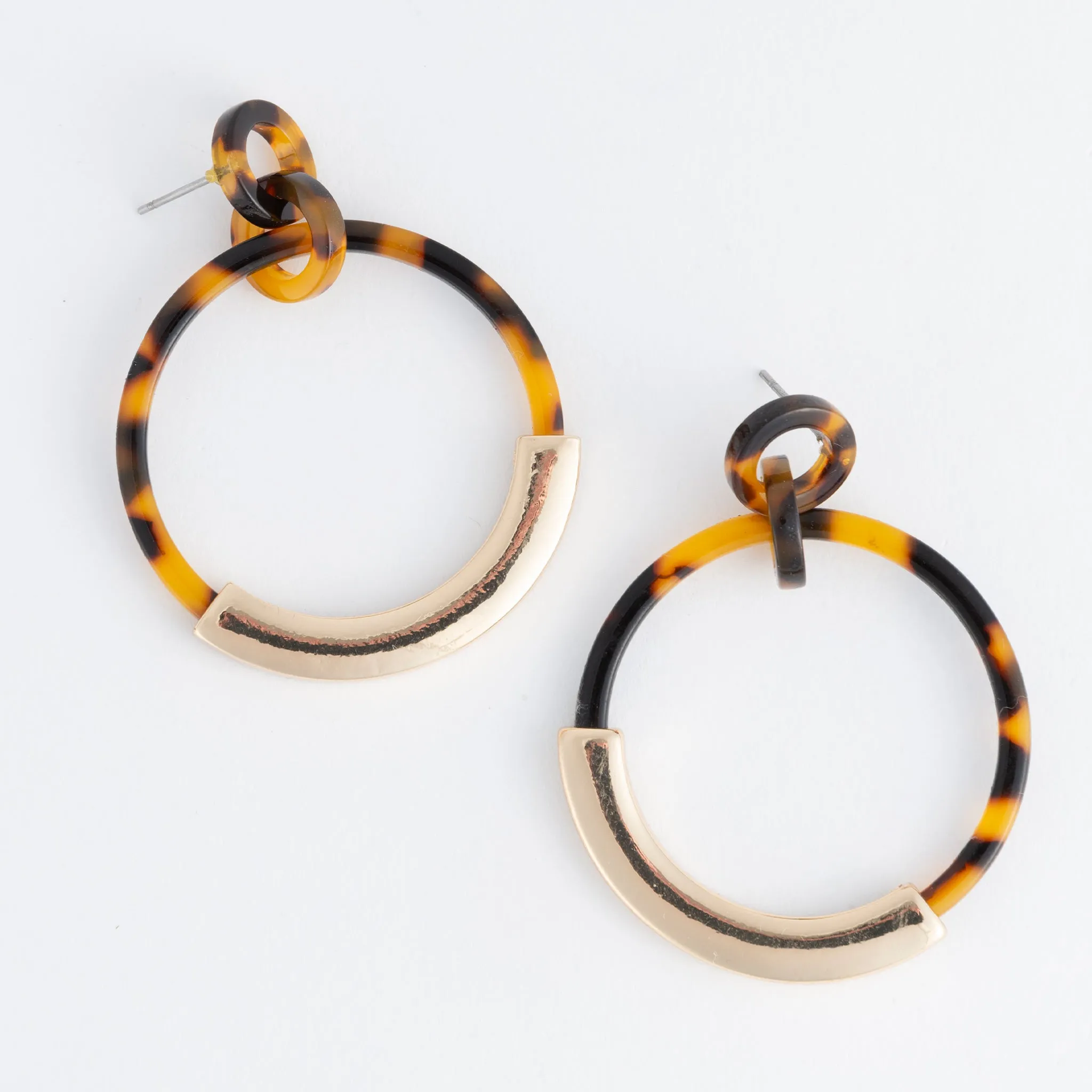 Sloane Bar Hoop Earrings