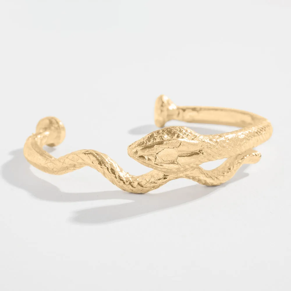 SNAKE CUFF | STERLING SILVER