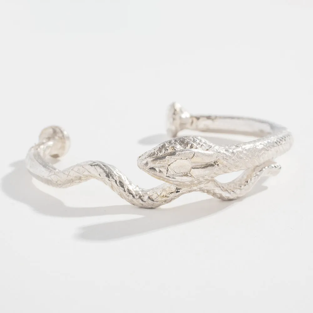 SNAKE CUFF | STERLING SILVER