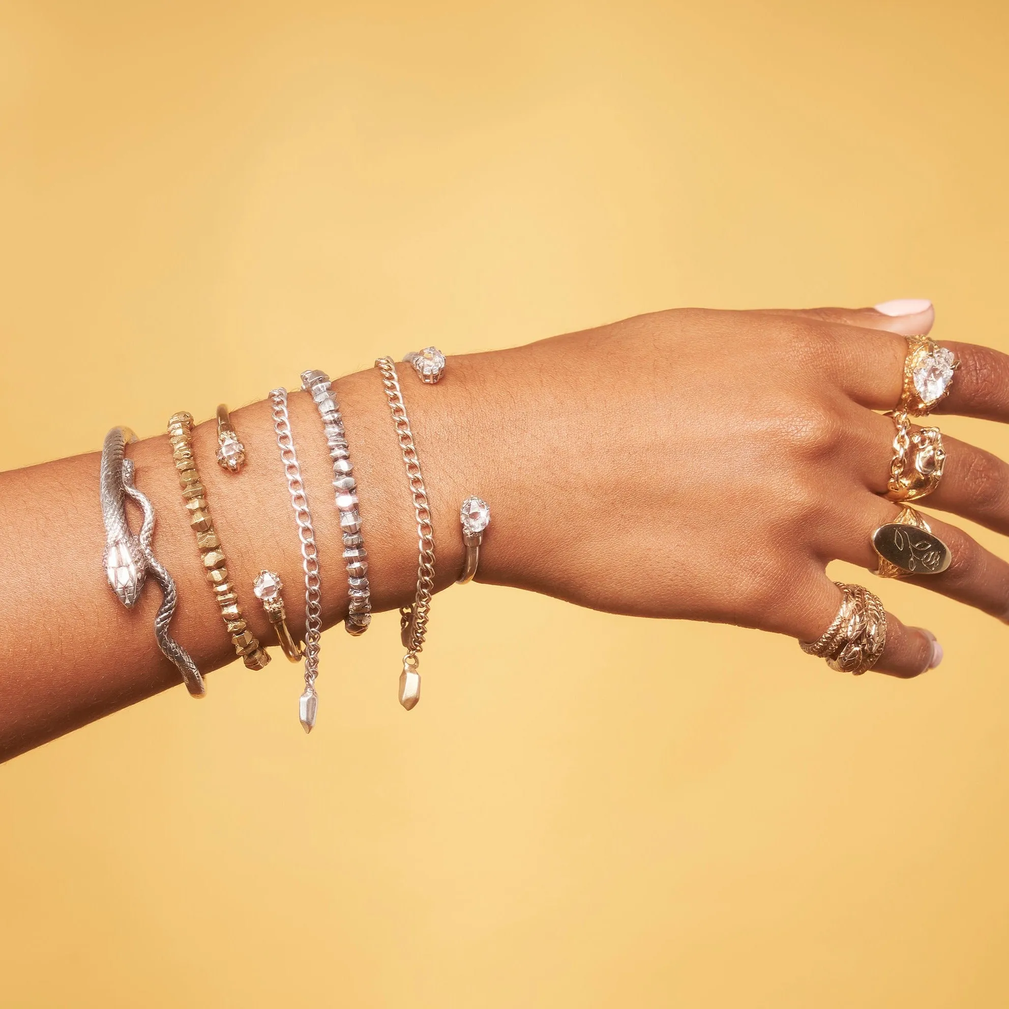 SNAKE CUFF | STERLING SILVER