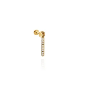 SOLID PAVE MEDIUM DANGLE PIERCING