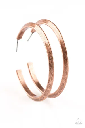 Some Like it HAUTE Copper Paparazzi Earrings
