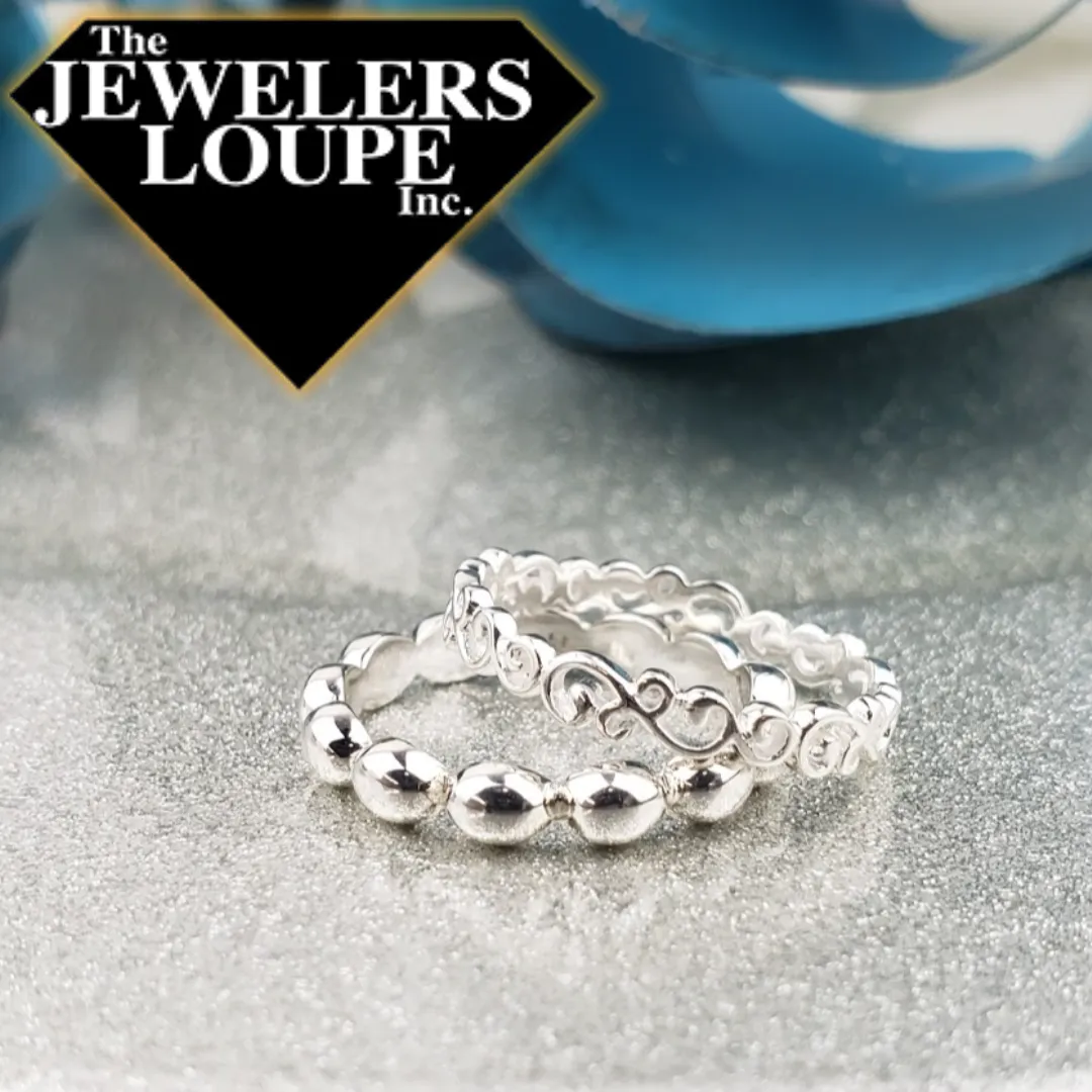 Southern Gates Sterling Silver Rice Bead Ring, Size 7 (93581)