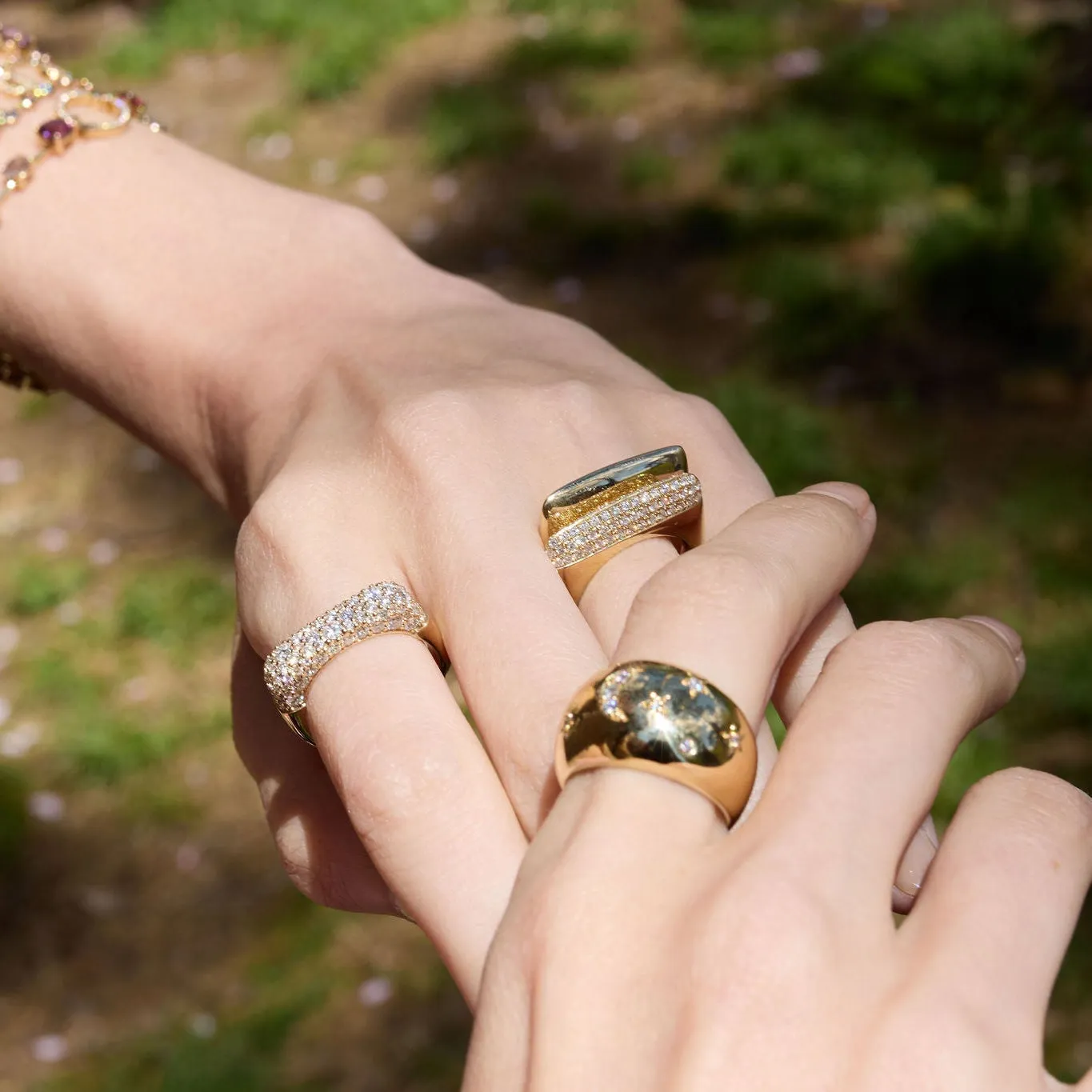 Sparkle Stack Ring